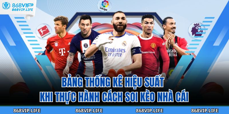 Bảng thống kê hiệu suất khi thực hành cách soi kèo nhà cái
